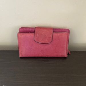 Wallet red/pink